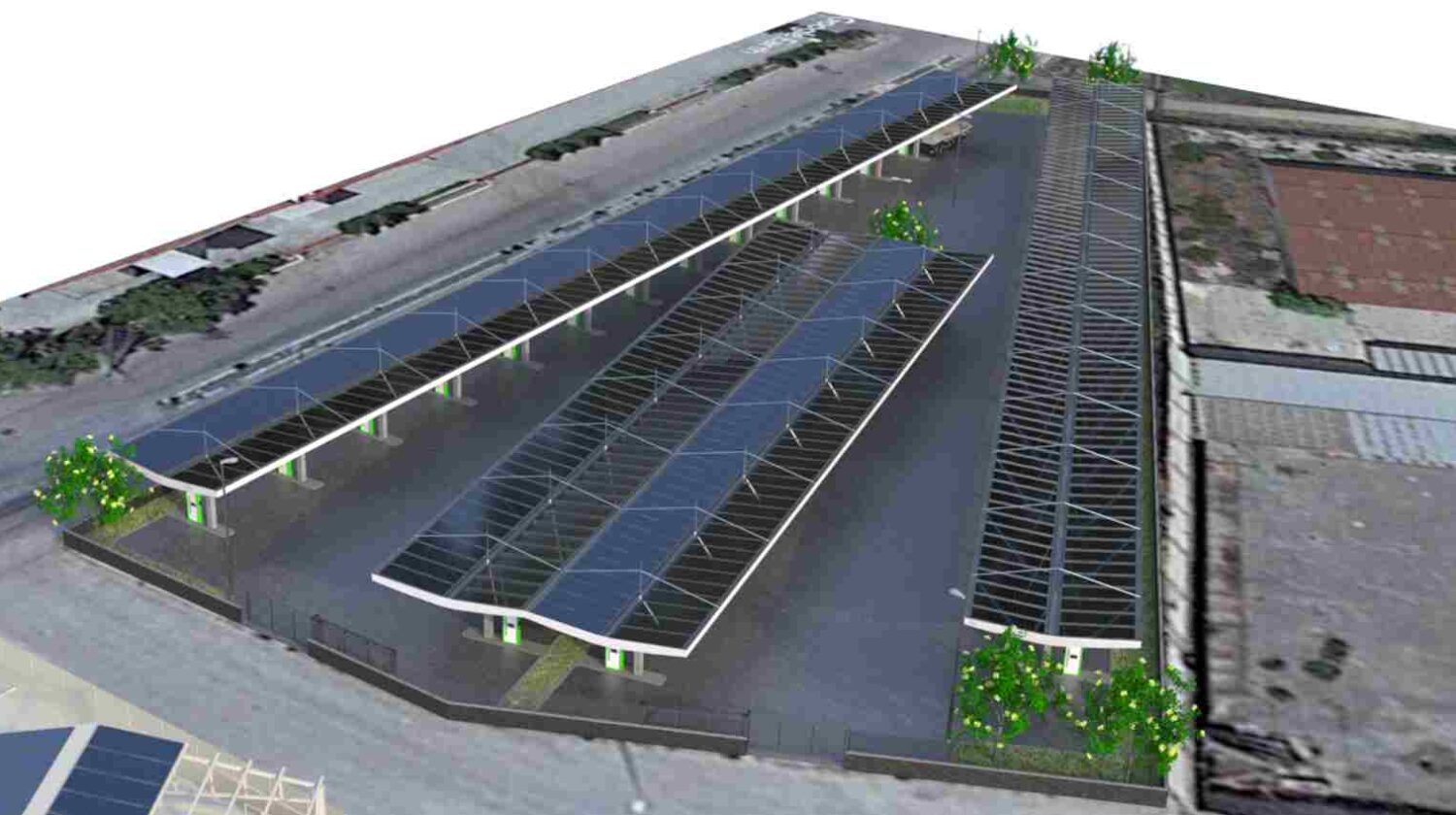 11pensiline fotovoltaiche
